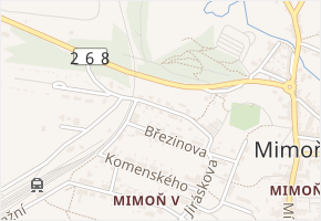 Vrchlického v obci Mimoň - mapa ulice