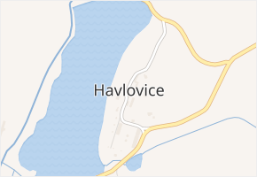 Havlovice v obci Miřetice - mapa části obce