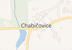 Chabičovice v obci Mirkovice - mapa části obce