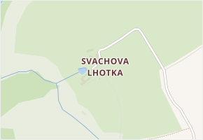 Svachova Lhotka v obci Mirkovice - mapa části obce