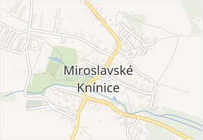 Miroslavské Knínice v obci Miroslavské Knínice - mapa části obce