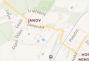 Janovská v obci Mirošov - mapa ulice