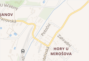Potoční v obci Mirošov - mapa ulice