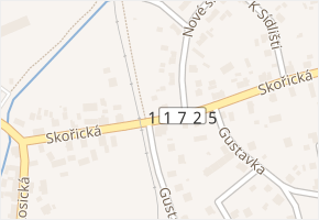 Skořická v obci Mirošov - mapa ulice