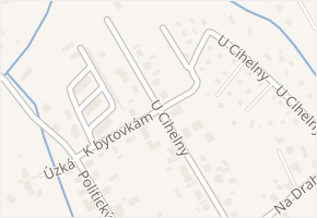 U Cihelny v obci Mirošov - mapa ulice