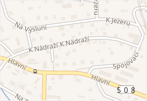 K Nádraží v obci Mirošovice - mapa ulice