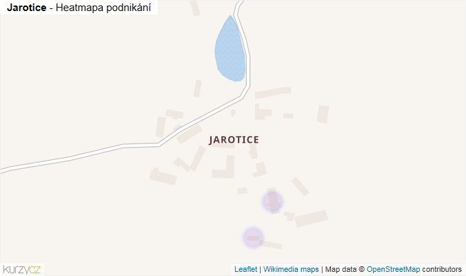 Mapa Jarotice - Firmy v části obce.