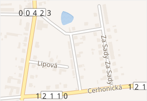 Za Sokolovnou v obci Mirotice - mapa ulice
