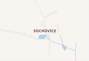 Sochovice v obci Mirovice - mapa části obce