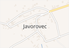 Javorovec v obci Mistřice - mapa části obce