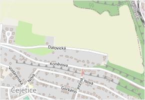 Dalovická v obci Mladá Boleslav - mapa ulice