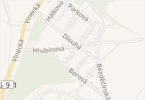 Dlouhá v obci Mladá Boleslav - mapa ulice