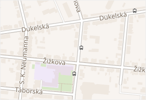 Dukelská v obci Mladá Boleslav - mapa ulice
