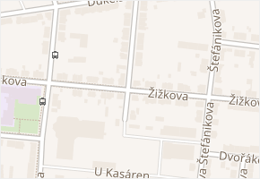 Jana Roháče z Dubé v obci Mladá Boleslav - mapa ulice