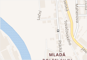 Luční v obci Mladá Boleslav - mapa ulice