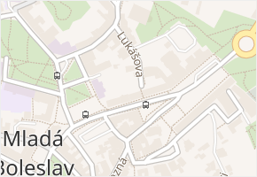 Lukášova v obci Mladá Boleslav - mapa ulice
