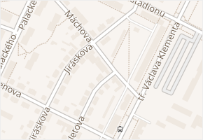 Máchova v obci Mladá Boleslav - mapa ulice