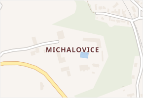 Michalovice v obci Mladá Boleslav - mapa části obce