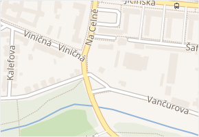 Na Celně v obci Mladá Boleslav - mapa ulice