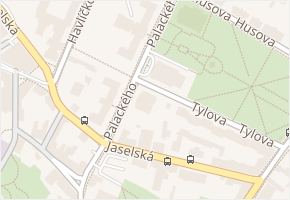 Palackého v obci Mladá Boleslav - mapa ulice