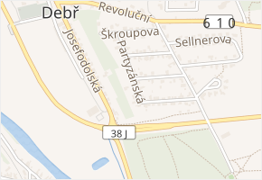 Partyzánská v obci Mladá Boleslav - mapa ulice