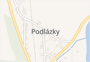 Podlázky v obci Mladá Boleslav - mapa části obce