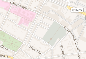 Purkyňova v obci Mladá Boleslav - mapa ulice