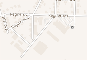 Regnerova v obci Mladá Boleslav - mapa ulice