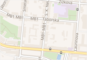 S. K. Neumanna v obci Mladá Boleslav - mapa ulice