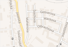 Štechova v obci Mladá Boleslav - mapa ulice