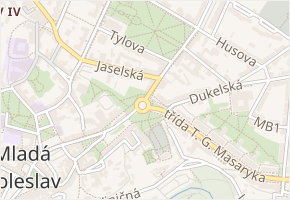 Stepní v obci Mladá Boleslav - mapa ulice