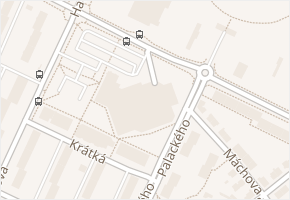 U stadionu v obci Mladá Boleslav - mapa ulice