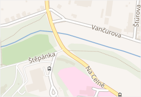 Vančurova v obci Mladá Boleslav - mapa ulice