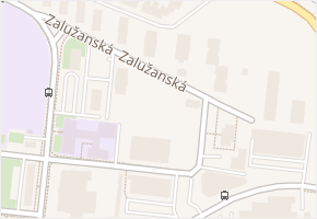 Zalužanská v obci Mladá Boleslav - mapa ulice