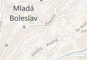 Železná v obci Mladá Boleslav - mapa ulice