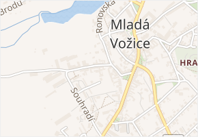 Aloise Mareše v obci Mladá Vožice - mapa ulice
