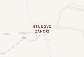 Bendovo Záhoří v obci Mladá Vožice - mapa části obce
