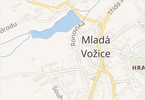 Cihelna v obci Mladá Vožice - mapa ulice