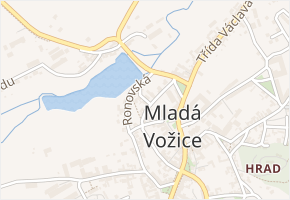 Onešova v obci Mladá Vožice - mapa ulice