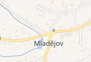 Mladějov v obci Mladějov - mapa části obce