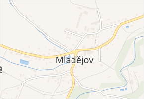 Skaříšov v obci Mladějov - mapa části obce