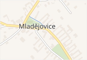 Mladějovice v obci Mladějovice - mapa části obce