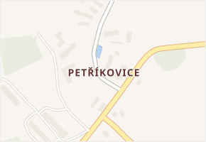 Petříkovice v obci Mladoňovice - mapa části obce