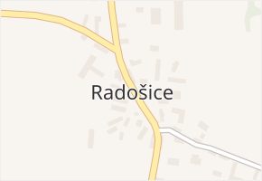 Radošice v obci Mladý Smolivec - mapa části obce