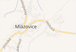 Nádražní v obci Mlázovice - mapa ulice
