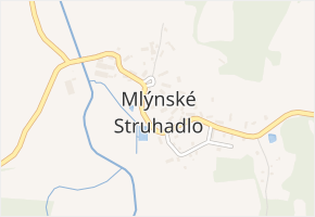 Mlýnské Struhadlo v obci Mlýnské Struhadlo - mapa části obce