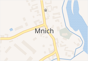 Mnich v obci Mnich - mapa části obce