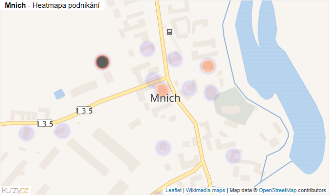 Mapa Mnich - Firmy v části obce.
