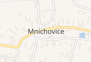 Mnichovice v obci Mnichovice - mapa části obce