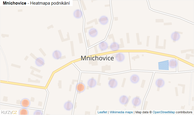 Mapa Mnichovice - Firmy v části obce.